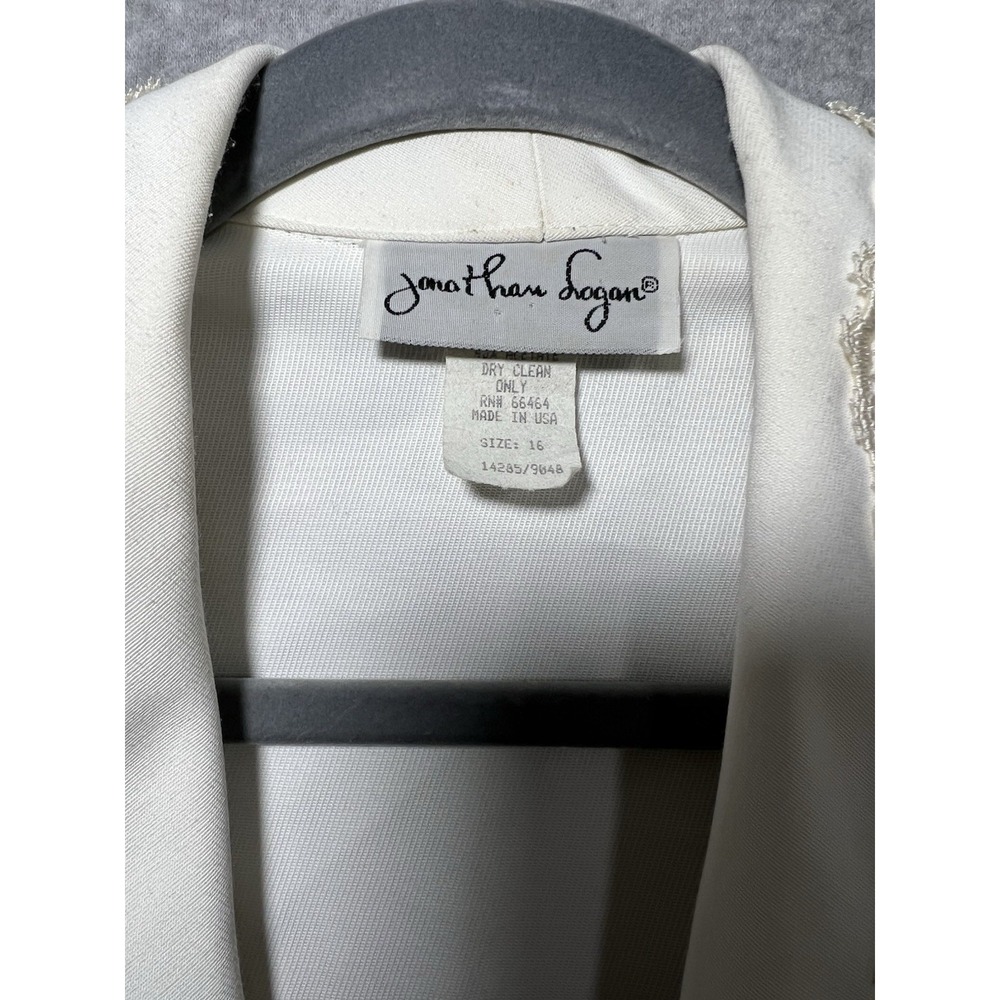 Vintage Ivory Belted Peplum Dress Lace Trim Secretary Bridal Occasion Midi - Picture 3 of 14